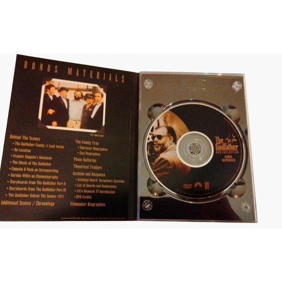 The Godfather DVD Collection Box Set Bonus Materials - Picture 5 of 16